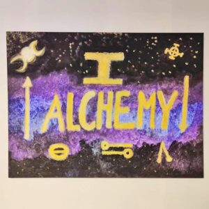 Ein Bild aus dem Zauber Zimmer von Dagmar Williamson mit dem Titel "I Alchemy"